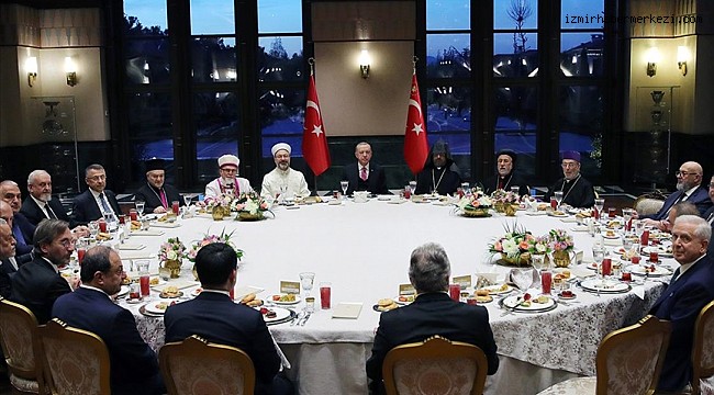 Erdoğan dini azınlık temsilcileriyle iftarda bir araya geldi