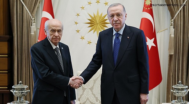 Erdoğan,  Bahçeli'yi kabul etti