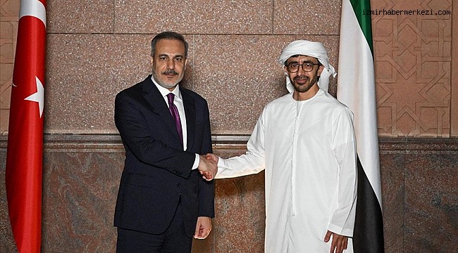 Fidan, BAE Dışişleri Bakanı Al Nahyan ile görüştü