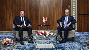 Kurtulmuş, KKTC Cumhuriyet Meclisi Başkanı Öztürkler ile görüştü