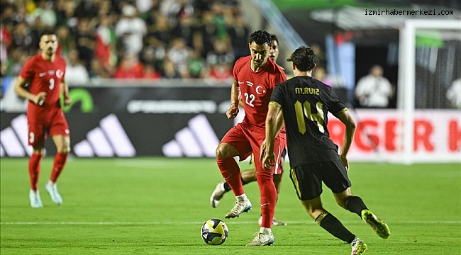 Milli Futbol Takımımız, hazırlık maçında Meksika'ya 1-0 mağlup oldu