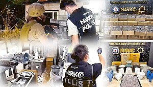 Uyuşturucu imalatçılarına yönelik operasyonda 2,5 milyondan fazla hap ele geçirildi