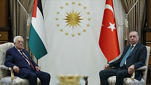 Erdoğan, Filistin Devlet Başkanı Abbas ile görüştü
