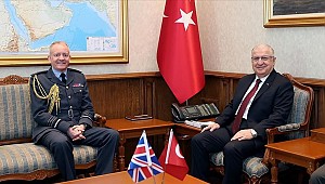 Bakan Güler, Birleşik Krallık Genelkurmay Başkanı Orgeneral Knighton'ı ağırladı