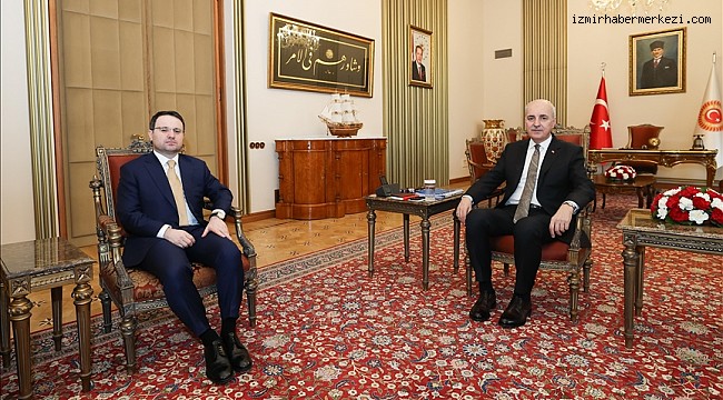 Kurtulmuş, Adalet Bakanı Gürlek'i kabul etti