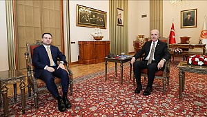 Kurtulmuş, Adalet Bakanı Gürlek'i kabul etti