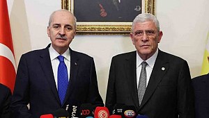Meclis'te Görüşme Trafiği: Numan Kurtulmuş - Müsavat Dervişoğlu Zirvesi